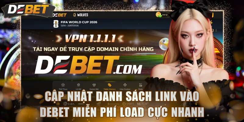 Cập nhật danh sách link vào DEBET miễn phí load cực nhanh