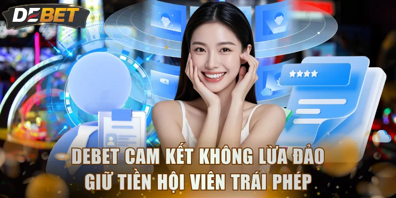 DEBET cam kết không lừa đảo giữ tiền hội viên trái phép