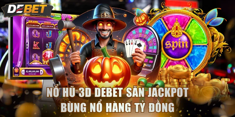 Nổ hũ 3D DEBET săn Jackpot bùng nổ hàng tỷ đồng